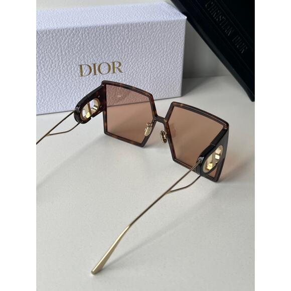 NEW Dior 30Montaigne SU Brown Oversized Square Sunglasses main image 7